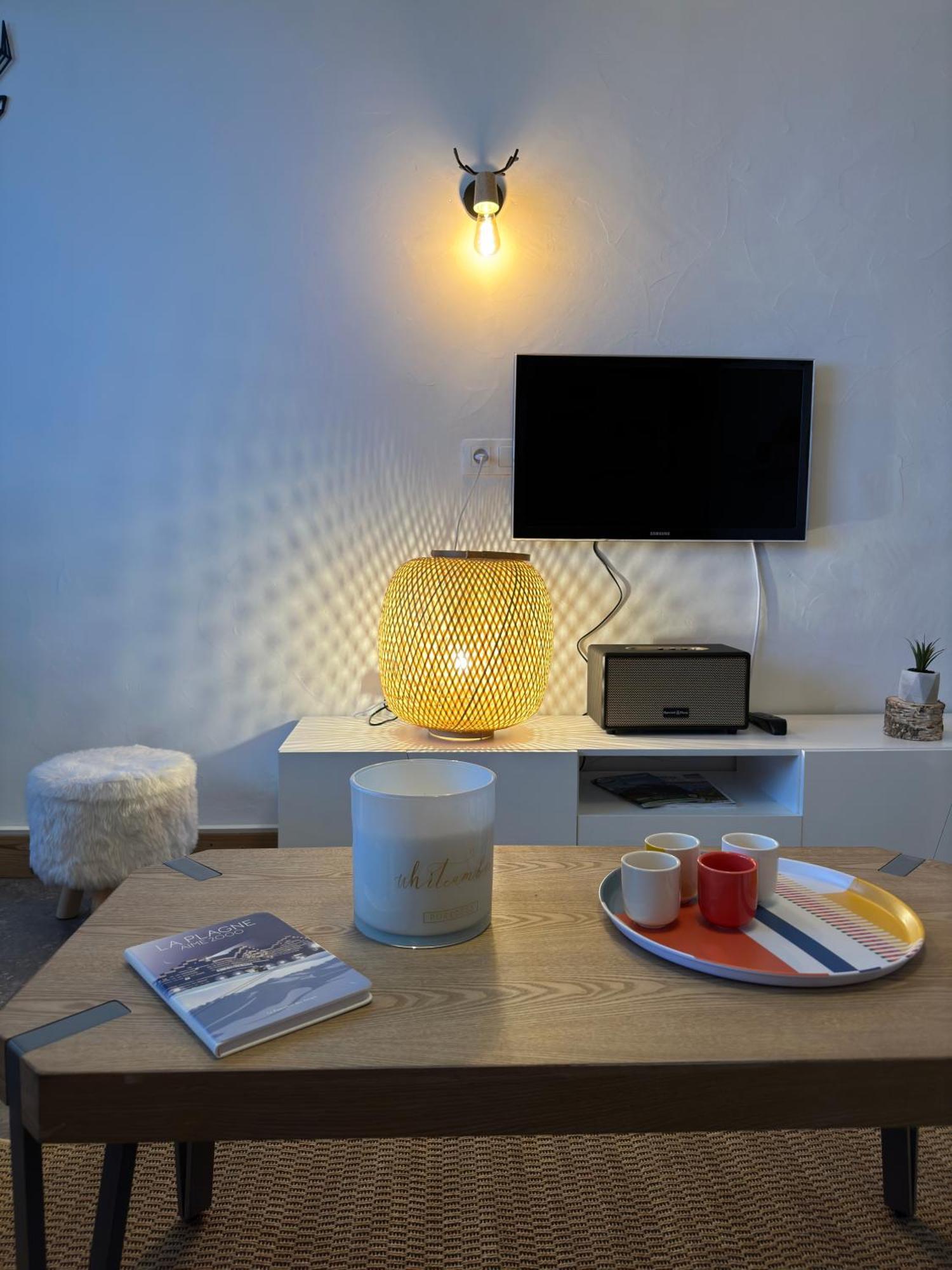 Paquebot Des Neiges - Appartement 4 Personnes - Vue Mont Blanc La Plagne Eksteriør bilde